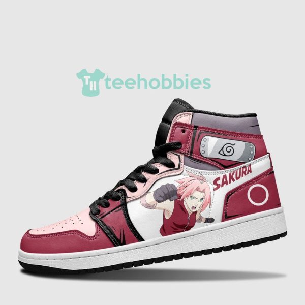 haruno sakura sneakers uniform naruto anime custom air jordan hightop shoes 3 E3x9E 600x600px Haruno Sakura Sneakers Uniform Naruto Anime Custom Air Jordan Hightop Shoes