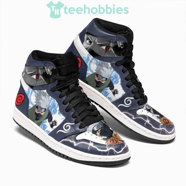hatake kakashi fans lightning sneakers naruto anime air jordan hightop shoes 1 ASPKf 600x600px Hatake Kakashi Fans Lightning Sneakers Naruto Anime Air Jordan Hightop Shoes