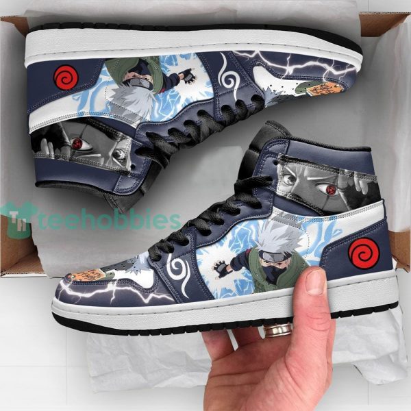 hatake kakashi fans lightning sneakers naruto anime air jordan hightop shoes 2 xs7Rx 600x600px Hatake Kakashi Fans Lightning Sneakers Naruto Anime Air Jordan Hightop Shoes