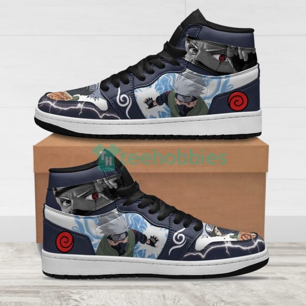 hatake kakashi fans lightning sneakers naruto anime air jordan hightop shoes 3 z4cRJ 600x600px Hatake Kakashi Fans Lightning Sneakers Naruto Anime Air Jordan Hightop Shoes