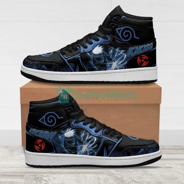 hatake kakashi thunder sneakers naruto anime custom air jordan hightop shoes 1 iP49U 600x600px Hatake Kakashi Thunder Sneakers Naruto Anime Custom Air Jordan Hightop Shoes