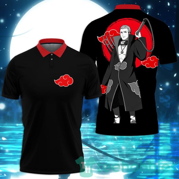 hidan akatsuki custom anime polo shirt for men and women 1 vXaPa 600x600px Hidan Akatsuki Custom Anime Polo Shirt For Men And Women