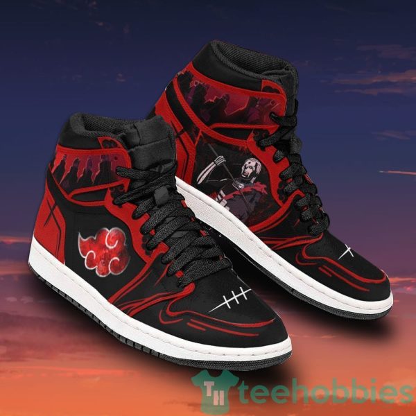 hidan akatsuki custom naruto anime air jordan hightop shoes 2 ibafs 600x600px Hidan Akatsuki Custom Naruto Anime Air Jordan Hightop Shoes