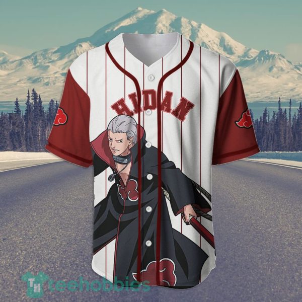 hidan custom akatsuki anime jersey baseball shirt for fans 2 eJNBE 600x600px Hidan Custom Akatsuki Anime Jersey Baseball Shirt For Fans