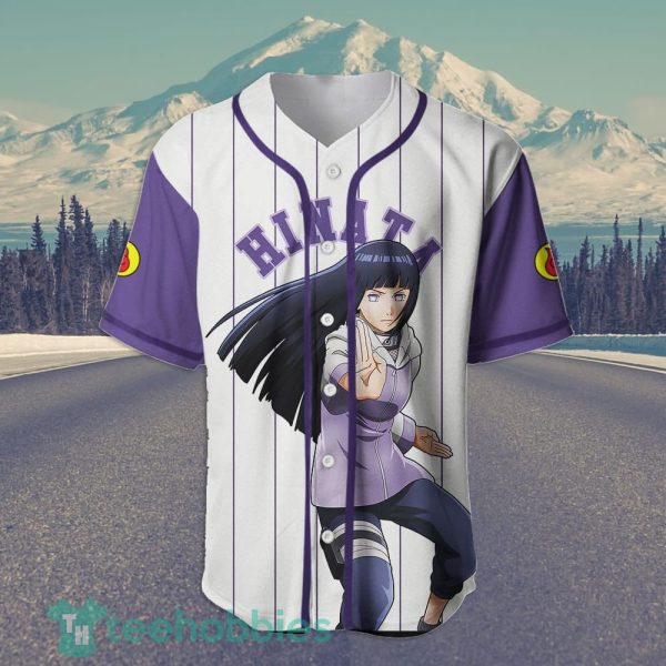hinata hyuga custom anime white jersey baseball shirt for fans 2 4wrM5 600x600px Hinata Hyuga Custom Anime White Jersey Baseball Shirt For Fans