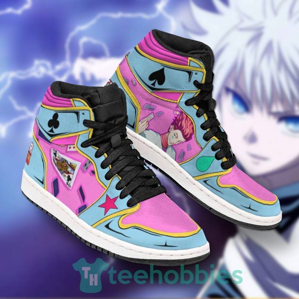 hisoka morow custom hunter x hunter anime air jordan hightop shoes 2 KGGXE 600x600px Hisoka Morow Custom Hunter X Hunter Anime Air Jordan Hightop Shoes