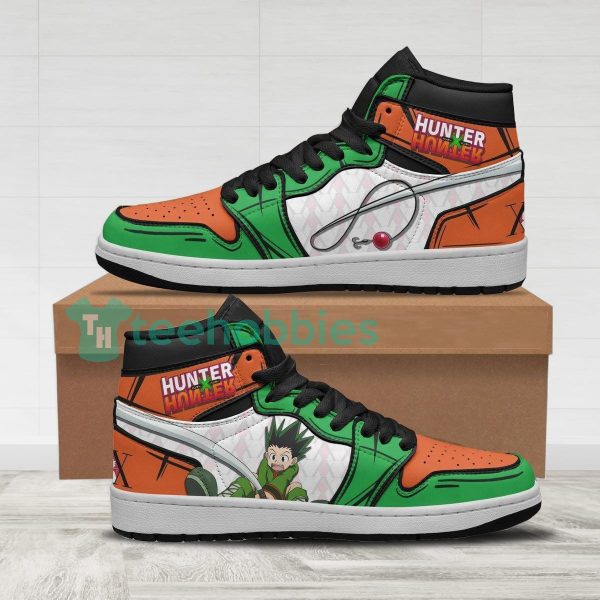 hunter x hunter anime gon freecss air jordan hightop shoes 1 Pvzle 600x600px Hunter X Hunter Anime Gon Freecss Air Jordan Hightop Shoes