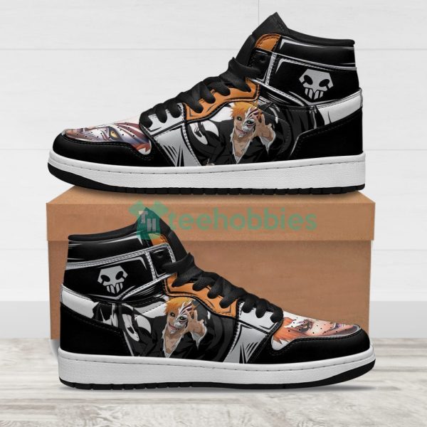 ichigo hollow sneakers custom bleach manga air jordan hightop shoes 1 hkVrj 600x600px Ichigo Hollow Sneakers Custom Bleach Manga Air Jordan Hightop Shoes