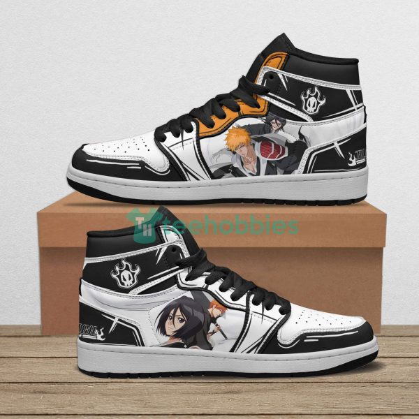 ichigo x rukia custom bleach anime air jordan hightop shoes 1 EBf9y 600x600px Ichigo x Rukia Custom Bleach Anime Air Jordan Hightop Shoes