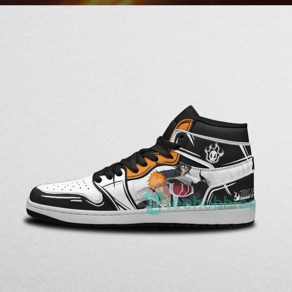 ichigo x rukia custom bleach anime air jordan hightop shoes 3 fdn0w 600x600px Ichigo x Rukia Custom Bleach Anime Air Jordan Hightop Shoes