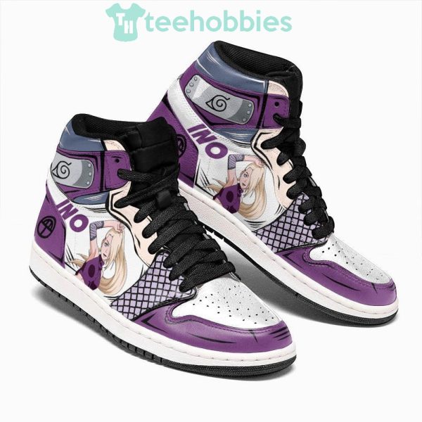 ino yamanaka sneakers naruto anime custom air jordan hightop shoes 2 kckVT 600x600px Ino Yamanaka Sneakers Naruto Anime Custom Air Jordan Hightop Shoes