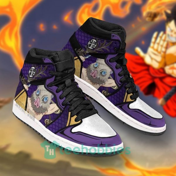 inosuke shoes custom demon slayer anime air jordan high top shoes 2 PODS2 600x600px Inosuke Shoes Custom Demon Slayer Anime Air Jordan High Top Shoes