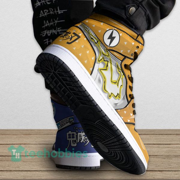 inosuke x zenitsu custom demon slayer anime air hightop shoes 4 T0uNT 600x600px Inosuke x Zenitsu Custom Demon Slayer Anime Air Hightop Shoes