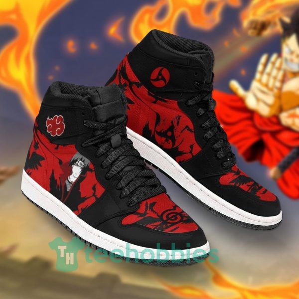 itachi akatsuki custom anime air jordan hightop shoes 2 6A2V9 600x600px Itachi Akatsuki Custom Anime Air Jordan Hightop Shoes