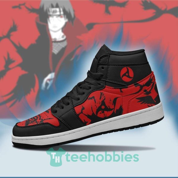 itachi akatsuki custom anime air jordan hightop shoes 3 EYBNF 600x600px Itachi Akatsuki Custom Anime Air Jordan Hightop Shoes