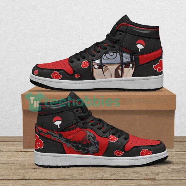 itachi akatsuki shoes custom amaterasu anime air jordan hightop shoes 1 LO82E 600x600px Itachi Akatsuki Shoes Custom Amaterasu Anime Air Jordan Hightop Shoes