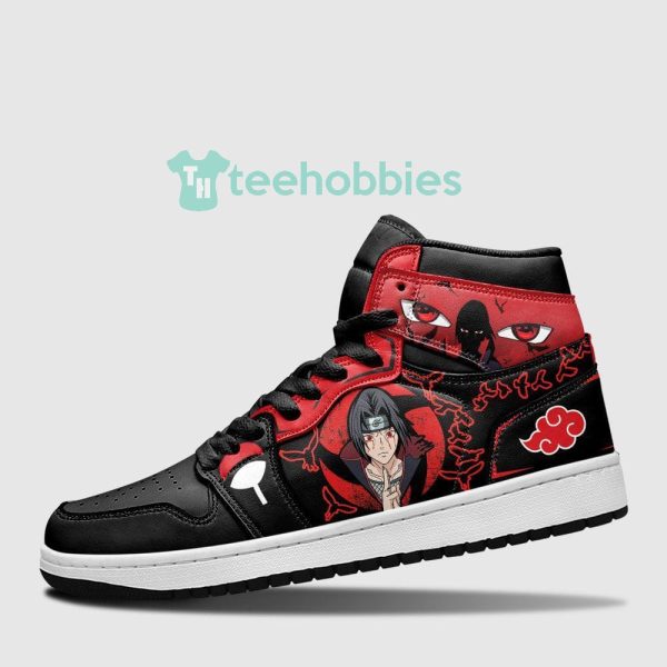 itachi fans custom naruto anime air jordan hightop shoes 3 2Ro1c 600x600px Itachi Fans Custom Naruto Anime Air Jordan Hightop Shoes
