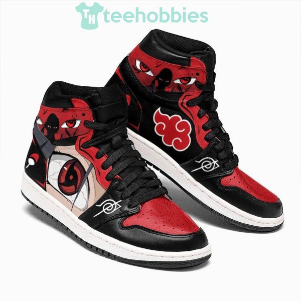 itachi sharingan eye akatsuki naruto air jordan hightop shoes 2 fGpaC 600x600px Itachi Sharingan Eye Akatsuki Naruto Air Jordan Hightop Shoes