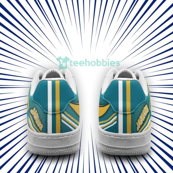 jacksonville jaguars logo and striped style air force shoes for fans 3 bw1Cu 600x600px Jacksonville Jaguars Logo And Striped Style Air Force Shoes For Fans