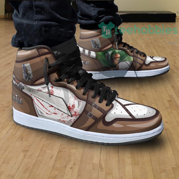 jean kirstein custom attack on titan air jordan hightop shoes 3 i2hny 600x600px Jean Kirstein Custom Attack On Titan Air Jordan Hightop Shoes