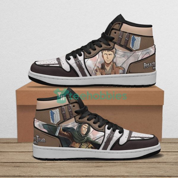 jean kirstein custom attack on titan anime air jordan hightop shoes 1 uXRho 600x600px Jean Kirstein Custom Attack On Titan Anime Air Jordan Hightop Shoes
