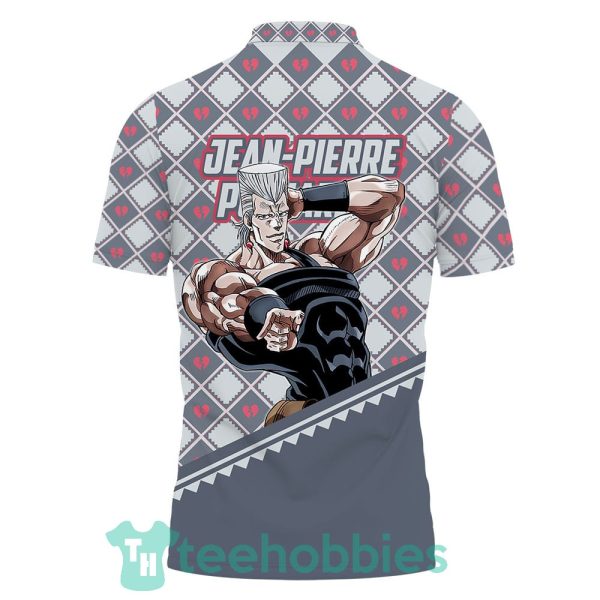 jean pierre polnareff jjba custom anime polo shirt for men and women 3 X8m3K 600x600px Jean Pierre Polnareff JJBA Custom Anime Polo Shirt For Men And Women
