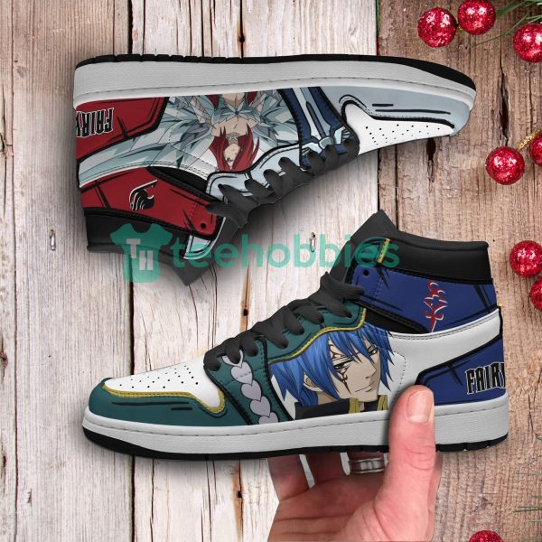 jellal x erza custom fairy tail anime air jordan hightop shoes 2 zEkcE 600x600px Jellal x Erza Custom Fairy Tail Anime Air Jordan Hightop Shoes