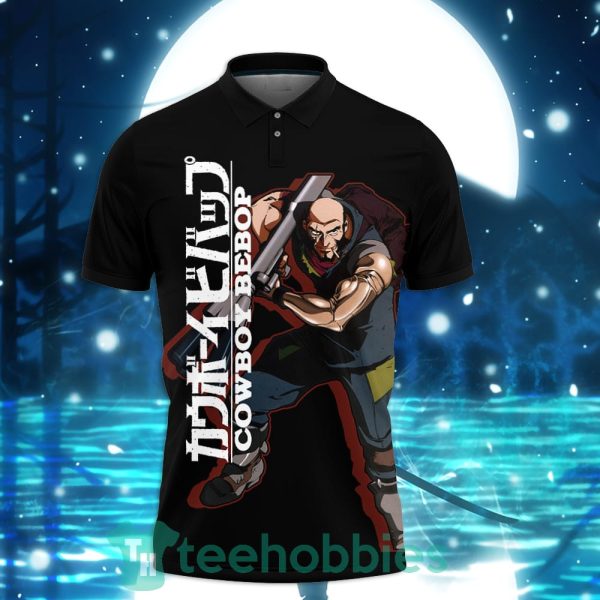jet black cowboy bebop custom anime polo shirt for men and women 2 oSwDt 600x600px Jet Black Cowboy Bebop Custom Anime Polo Shirt For Men And Women