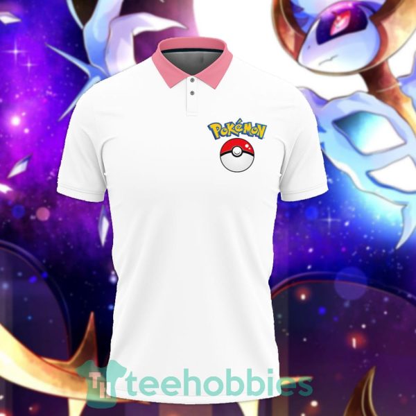jigglypuff white polo shirt pokemon custom anime gift for fans 2 3RU4L 600x600px Jigglypuff White Polo Shirt Pokemon Custom Anime Gift For Fans