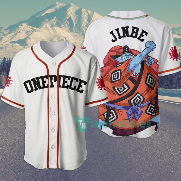 jinbe one piece custom anime jersey baseball shirt for fans 1 3Uwwc 600x600px Jinbe One Piece Custom Anime Jersey Baseball Shirt For Fans