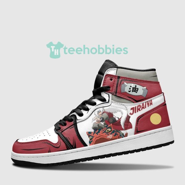 jiraiya frog sneakers naruto anime custom air jordan hightop shoes 3 h8kmk 600x600px Jiraiya Frog Sneakers Naruto Anime Custom Air Jordan Hightop Shoes