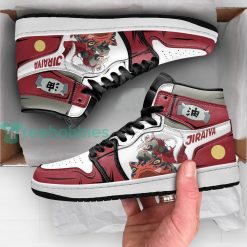 jiraiya frog sneakers naruto anime custom air jordan hightop shoes 4 zgASy 247x247px Jiraiya Frog Sneakers Naruto Anime Custom Air Jordan Hightop Shoes