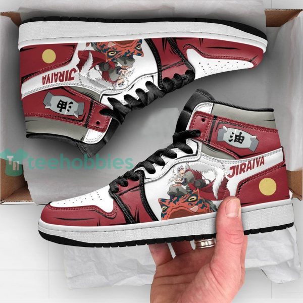 jiraiya frog sneakers naruto anime custom air jordan hightop shoes 4 zgASy 600x600px Jiraiya Frog Sneakers Naruto Anime Custom Air Jordan Hightop Shoes