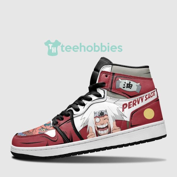 jiraiya pervy sage sneakers naruto anime custom air jordan hightop shoes 3 fv2Y5 600x600px Jiraiya Pervy Sage Sneakers Naruto Anime Custom Air Jordan Hightop Shoes
