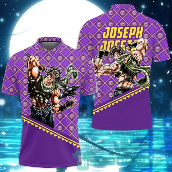 joseph joestar jjba custom anime polo shirt for men and women 1 pxZCV 600x600px Joseph Joestar JJBA Custom Anime Polo Shirt For Men And Women