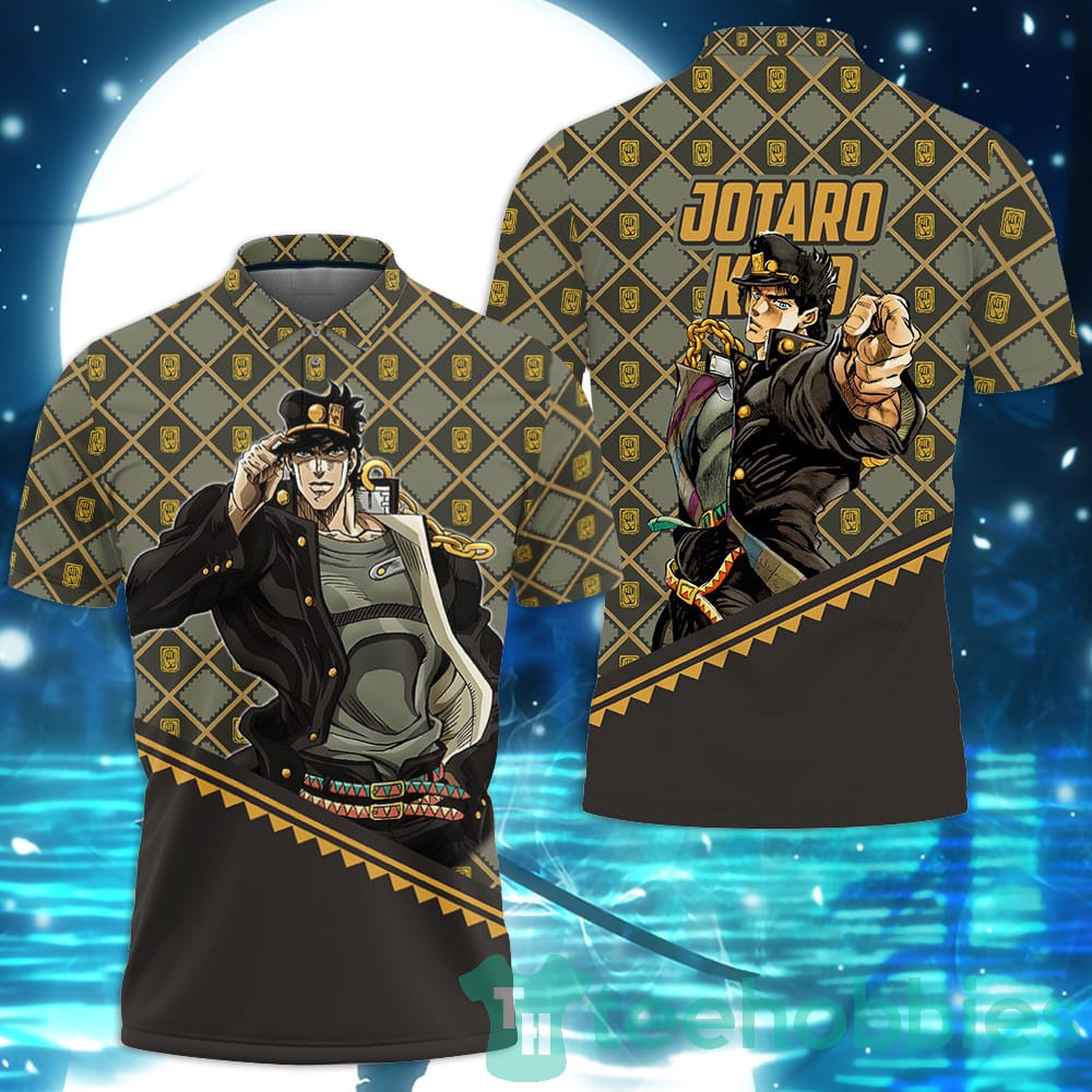 Jotaro Kujo JJBA Custom Anime Polo Shirt For Men And Women