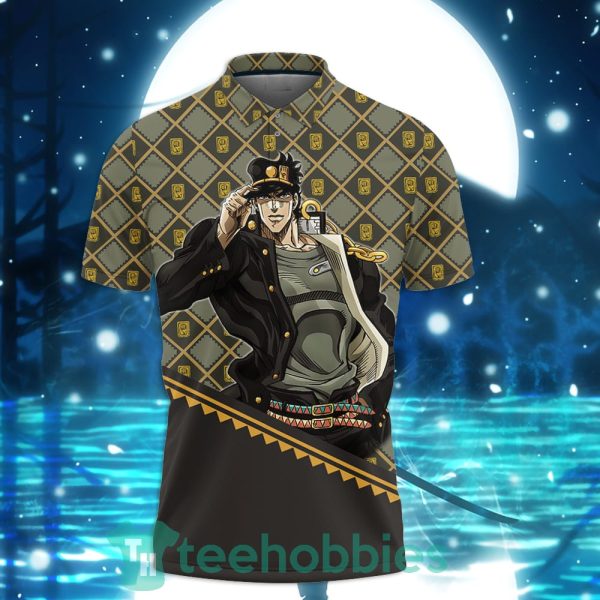 jotaro kujo jjba custom anime polo shirt for men and women 2 nwt00 600x600px Jotaro Kujo JJBA Custom Anime Polo Shirt For Men And Women