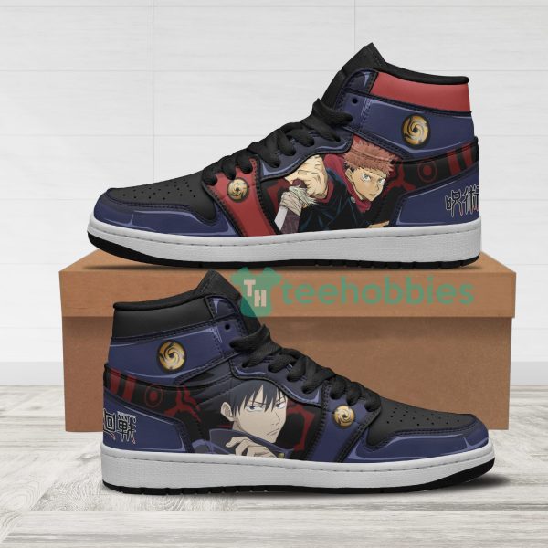jujutsu kaisen itadori x fushiguro custom anime air jordan hightop shoes 1 lnISB 600x600px Jujutsu Kaisen Itadori x Fushiguro Custom Anime Air Jordan Hightop Shoes