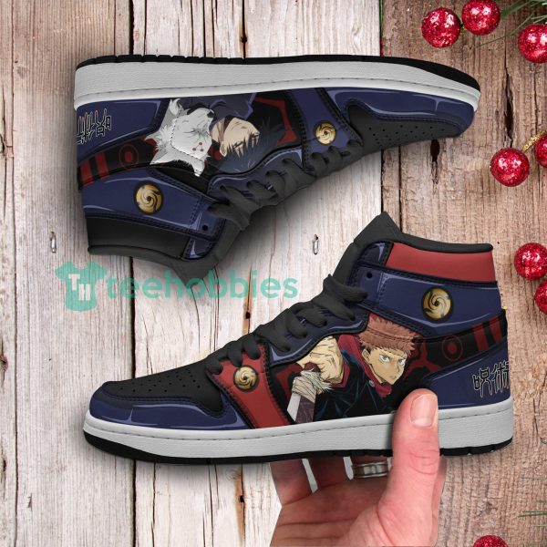 jujutsu kaisen itadori x fushiguro custom anime air jordan hightop shoes 3 2VooR 600x600px Jujutsu Kaisen Itadori x Fushiguro Custom Anime Air Jordan Hightop Shoes