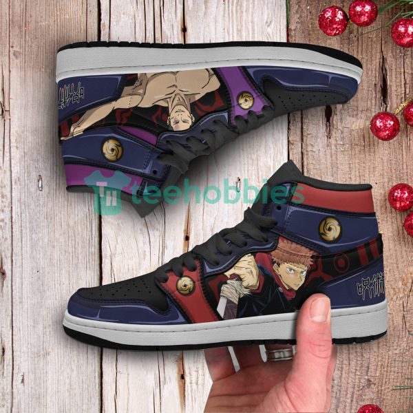 jujutsu kaisen itadori x todo custom anime air jordan hightop shoes 3 XPfCU 600x600px Jujutsu Kaisen Itadori x Todo Custom Anime Air Jordan Hightop Shoes