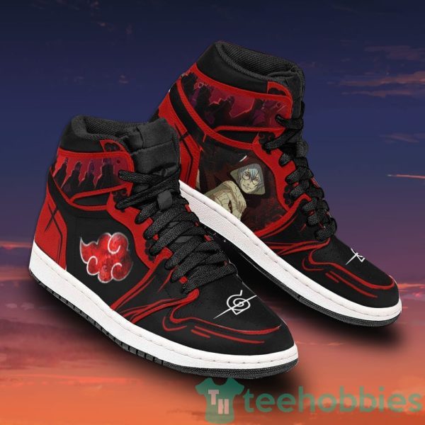 kabuto akatsuki custom naruto anime air jordan hightop shoes 2 uoO4H 600x600px Kabuto Akatsuki Custom Naruto Anime Air Jordan Hightop Shoes