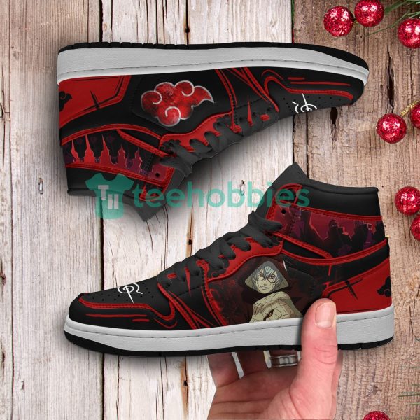 kabuto akatsuki custom naruto anime air jordan hightop shoes 4 0HRMb 600x600px Kabuto Akatsuki Custom Naruto Anime Air Jordan Hightop Shoes