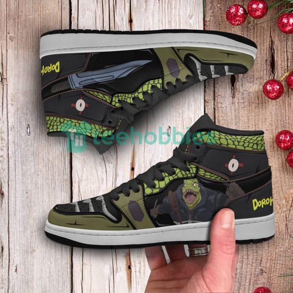 kaiman shoes custom dorohedoro anime air jordan hightop shoes 3 uWVkt 600x600px Kaiman Shoes Custom Dorohedoro Anime Air Jordan Hightop Shoes