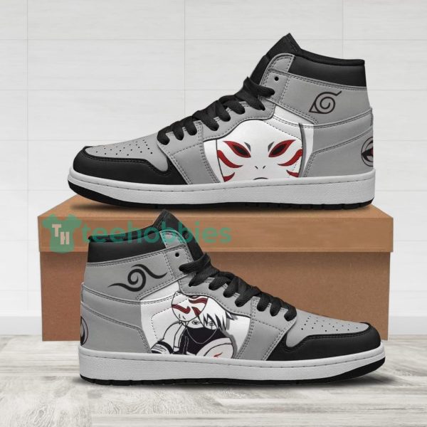 kakashi anbu custom naruto anime air jordan hightop shoes 1 9tk7q 600x600px Kakashi Anbu Custom Naruto Anime Air Jordan Hightop Shoes
