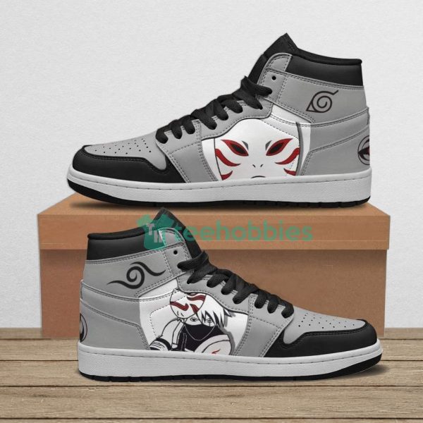 kakashi anbu custom naruto anime air jordan hightop shoes 1 YNVxQ 600x600px Kakashi Anbu Custom Naruto Anime Air Jordan Hightop Shoes