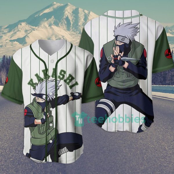 kakashi hatake custom anime jersey baseball shirt for fans 1 NfLWA 600x600px Kakashi Hatake Custom Anime Jersey Baseball Shirt For Fans