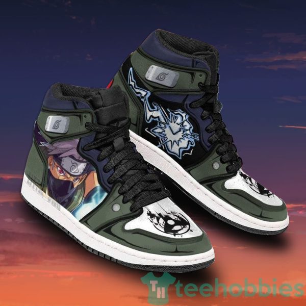 kakashi sneakers ninja custom anime air jordan hightop shoes 3 hFUmn 600x600px Kakashi Sneakers Ninja Custom Anime Air Jordan Hightop Shoes