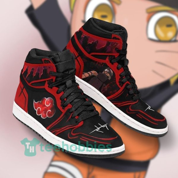 kakuzu akatsuki custom naruto anime air jordan hightop shoes 2 HPybO 600x600px Kakuzu Akatsuki Custom Naruto Anime Air Jordan Hightop Shoes