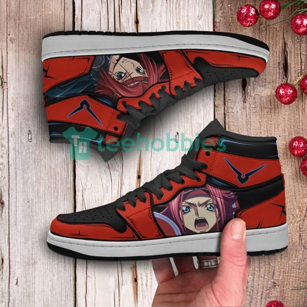kallen kouzuki custom code geass anime air jordan hightop shoes 4 gxofi 600x600px Kallen Kouzuki Custom Code Geass Anime Air Jordan Hightop Shoes