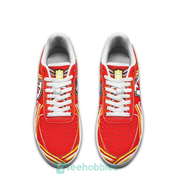 kansas city chiefs logo and striped style air force shoes for fans 2 3CvX2 600x600px Kansas City Chiefs Logo And Striped Style Air Force Shoes For Fans